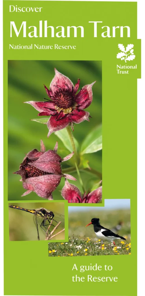 National Trust supporting leaflet cover, Malham Tarn Yorkshire Dales