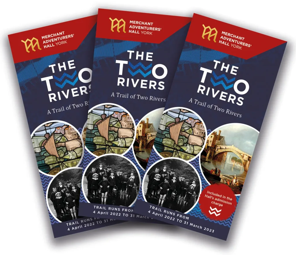 Three Two Rivers Trail supporting leaflets, printed two fold DL