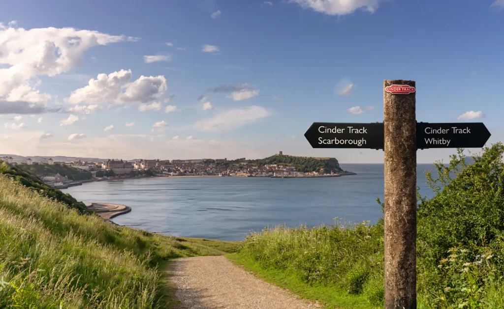The Cinder Track wayfinder, Whitby to Scarborough