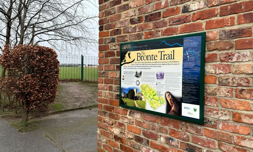 URE Walks through time, The Bronte trail wall mounted panel